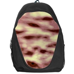 Pink  Waves Flow Series 10 Backpack Bag by DimitriosArt