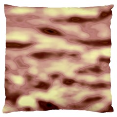 Pink  Waves Flow Series 10 Large Flano Cushion Case (two Sides) by DimitriosArt