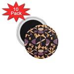 Abstract pattern geometric backgrounds   1.75  Magnets (10 pack) 