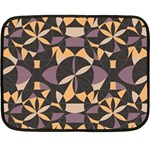 Abstract pattern geometric backgrounds   Double Sided Fleece Blanket (Mini) 