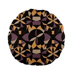 Abstract pattern geometric backgrounds   Standard 15  Premium Round Cushions