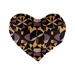 Abstract pattern geometric backgrounds   Standard 16  Premium Heart Shape Cushions