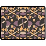 Abstract pattern geometric backgrounds   Double Sided Fleece Blanket (Large) 