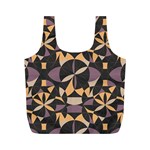 Abstract pattern geometric backgrounds   Full Print Recycle Bag (M)