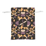 Abstract pattern geometric backgrounds   Lightweight Drawstring Pouch (L)