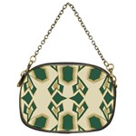 Abstract pattern geometric backgrounds   Chain Purse (Two Sides) Front