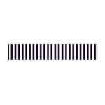 Minimalistic black and white stripes, vertical lines pattern Flano Scarf (Mini) Front