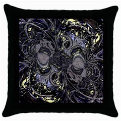 The Pollinator Throw Pillow Case (black) by MRNStudios