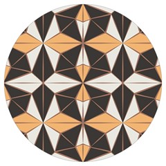 Abstract Pattern Geometric Backgrounds   Round Trivet by Eskimos