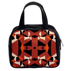 Abstract Pattern Geometric Backgrounds   Classic Handbag (two Sides) by Eskimos