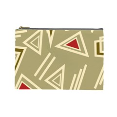 Abstract Pattern Geometric Backgrounds   Cosmetic Bag (large) by Eskimos