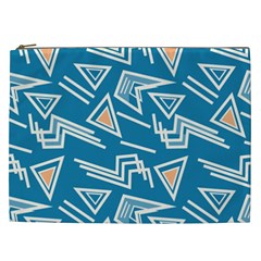 Abstract Pattern Geometric Backgrounds   Cosmetic Bag (xxl) by Eskimos