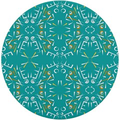 Abstract Pattern Geometric Backgrounds   Uv Print Round Tile Coaster by Eskimos