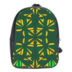 Abstract Pattern Geometric Backgrounds   School Bag (xl) by Eskimos