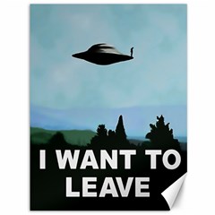 I Want To Leave Poster Canvas 36  X 48  by Casemiro