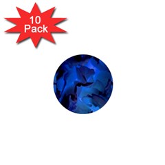 Peony In Blue 1  Mini Buttons (10 Pack)  by LavishWithLove