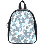 Camouflageblancbleu School Bag (Small)