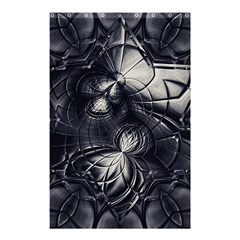 Charcoal Faker Shower Curtain 48  X 72  (small)  by MRNStudios