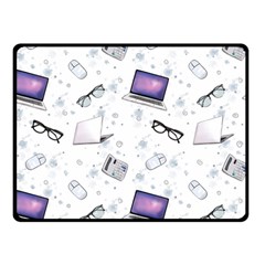 Computer Work Double Sided Fleece Blanket (small)  by SychEva