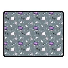 Office Works Double Sided Fleece Blanket (small)  by SychEva