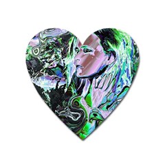 Glam Rocker Heart Magnet by MRNStudios