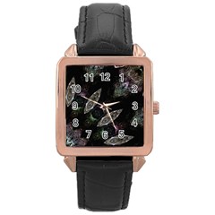 Theo Rose Gold Leather Watch  by MRNStudios