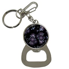 Floral Pattern Bottle Opener Key Chain