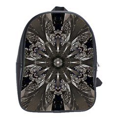 Mechanical Mandala School Bag (large) by MRNStudios