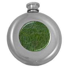 Simply Green Round Hip Flask (5 Oz) by DimitriosArt