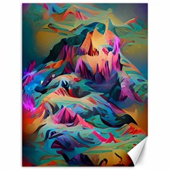 Colorful Mountains Canvas 12  X 16  by Dazzleway