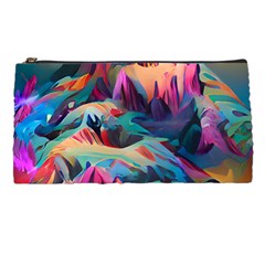 Colorful Mountains Pencil Case by Dazzleway