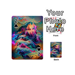 Colorful Mountains Playing Cards 54 Designs (mini) by Dazzleway