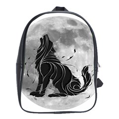 Lobo-lunar School Bag (large) by mundodeoniro