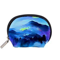 Moon Mountains Accessory Pouch (small) by Dazzleway