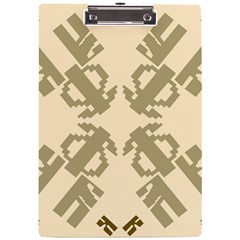 Abstract Pattern Geometric Backgrounds   A4 Clipboard by Eskimos