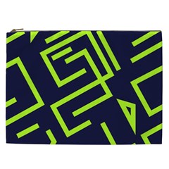 Abstract Pattern Geometric Backgrounds   Cosmetic Bag (xxl) by Eskimos