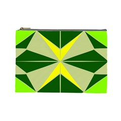 Abstract Pattern Geometric Backgrounds   Cosmetic Bag (large) by Eskimos