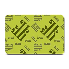 Abstract Pattern Geometric Backgrounds   Small Doormat  by Eskimos