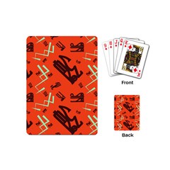 Abstract Pattern Geometric Backgrounds   Playing Cards Single Design (mini) by Eskimos