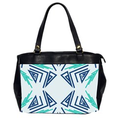 Abstract Pattern Geometric Backgrounds   Oversize Office Handbag (2 Sides) by Eskimos