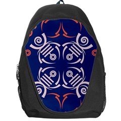 Abstract Pattern Geometric Backgrounds   Backpack Bag by Eskimos