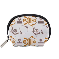 Abstract Pattern Geometric Backgrounds   Accessory Pouch (small) by Eskimos