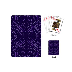 Abstract Pattern Geometric Backgrounds   Playing Cards Single Design (mini) by Eskimos