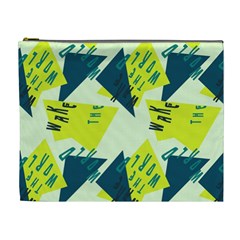 Abstract Pattern Geometric Backgrounds   Cosmetic Bag (xl) by Eskimos