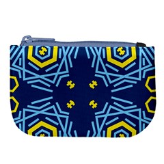 Abstract Pattern Geometric Backgrounds   Large Coin Purse by Eskimos