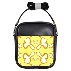 Abstract Pattern Geometric Backgrounds   Girls Sling Bag by Eskimos