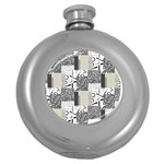 Abstract Pattern Round Hip Flask (5 oz)