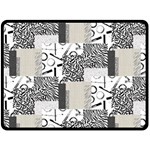 Abstract Pattern Fleece Blanket (Large) 