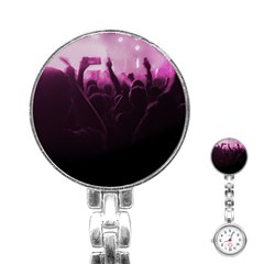 Music Concert Scene Stainless Steel Nurses Watch by dflcprintsclothing