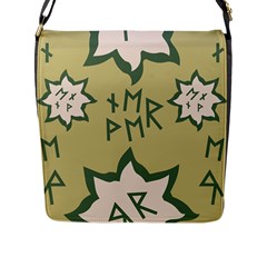 Abstract Pattern Geometric Backgrounds   Flap Closure Messenger Bag (l) by Eskimos